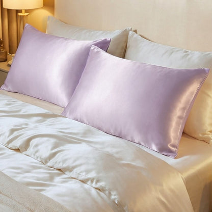 BLUSH SATIN PILLOW CASES