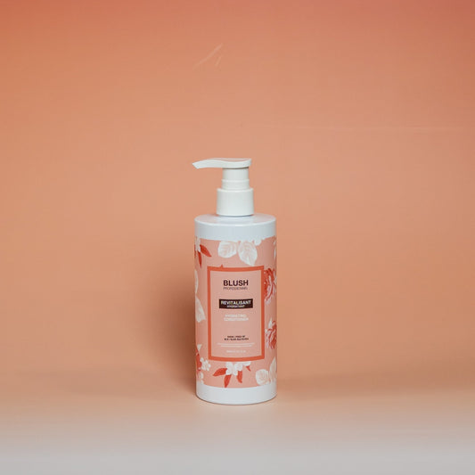 BLUSH hydrating conditioner (300 ml) that deeply moisturizes hair lengths, leaving hair soft, smooth, and hydrated