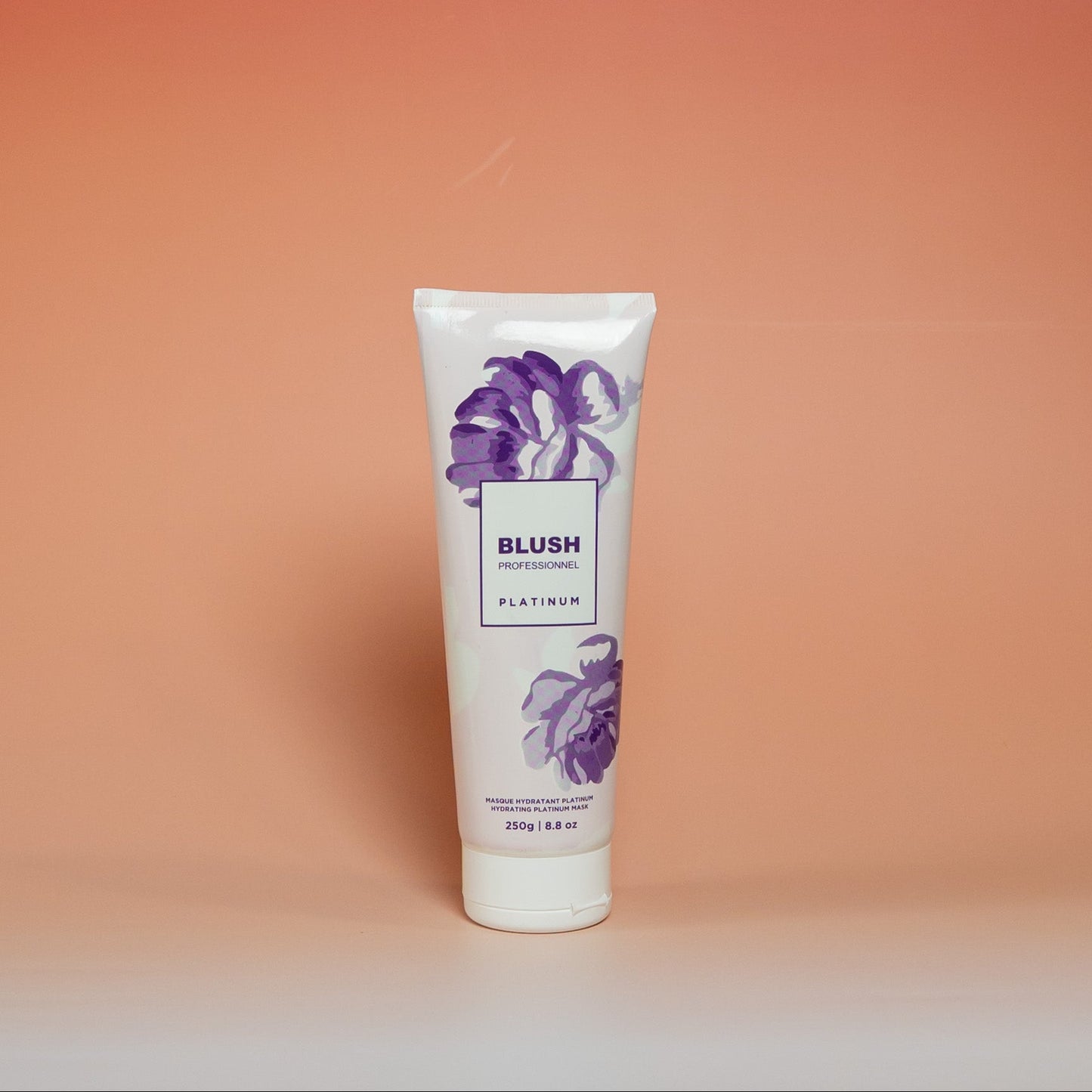 Platinum BLUSH hydrating hair mask that deeply moisturizes, nourishes, and softens hair